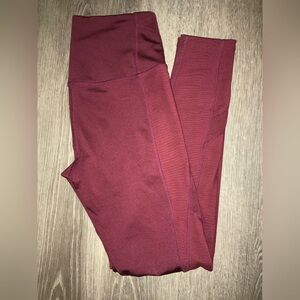 FP Movement by Free People Burgundy Leggings - No Tags but never worn
